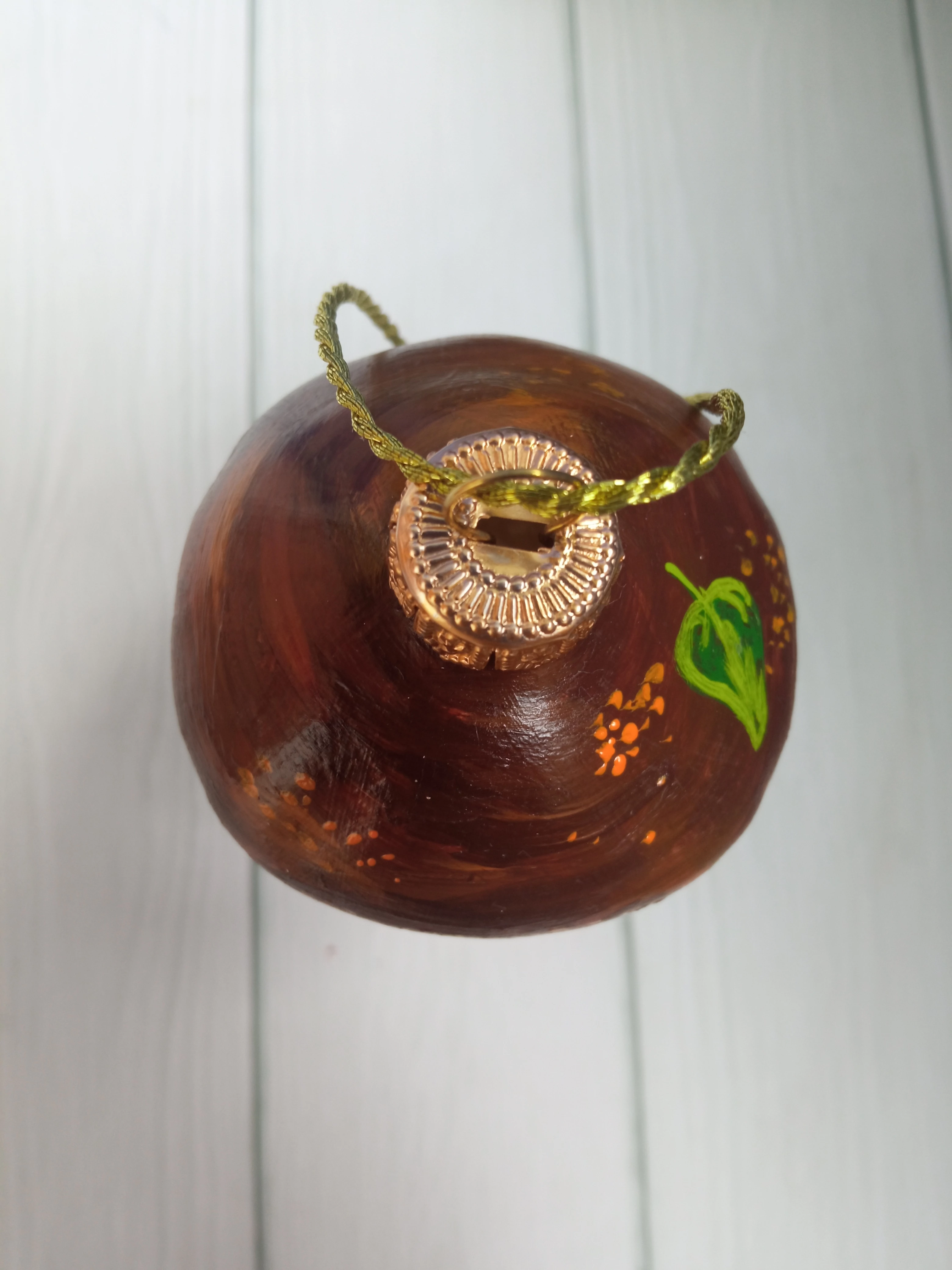 Ёлочная игрушка Боровичек Art-Works Стекло Ручная роспись