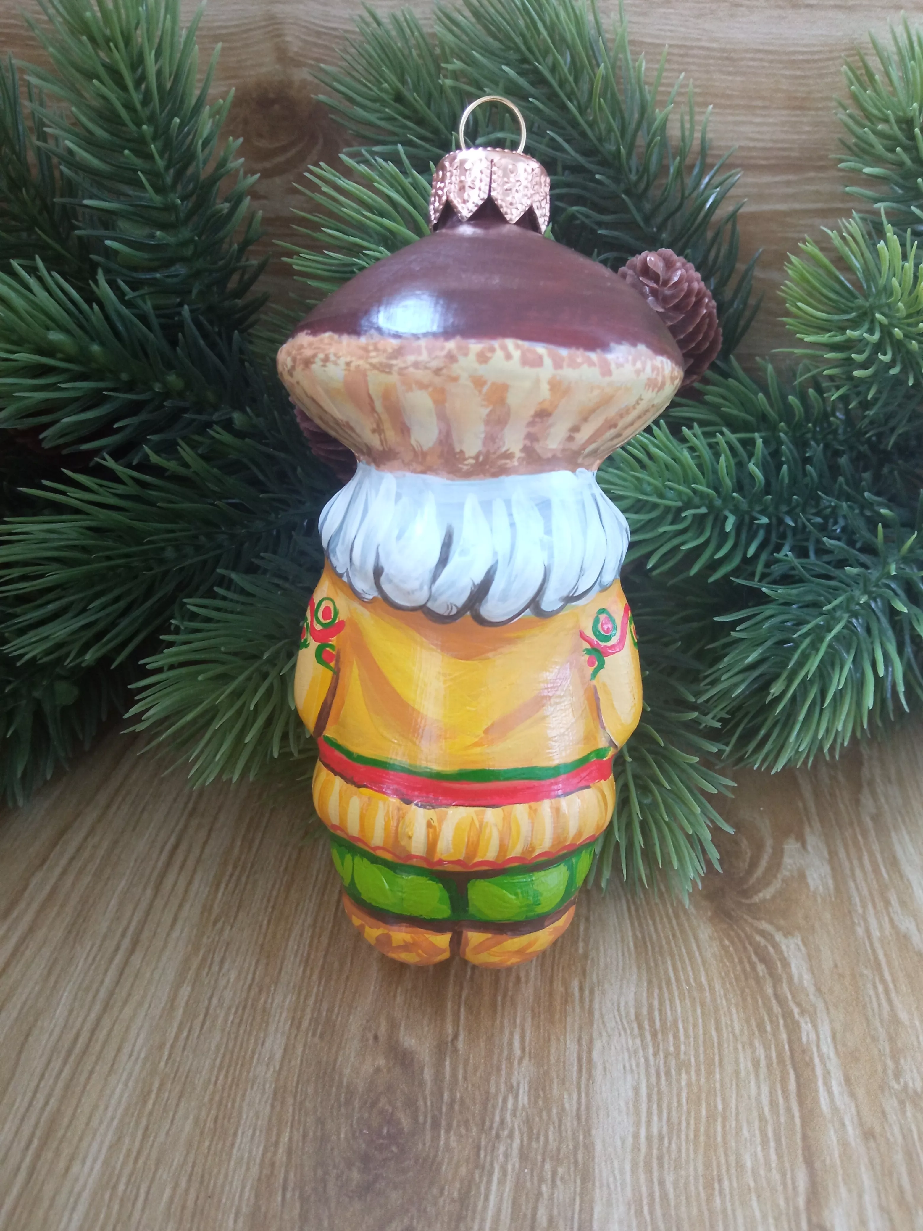 Ёлочная игрушка Боровичок Art-Works Стекло Ручная роспись CN-119