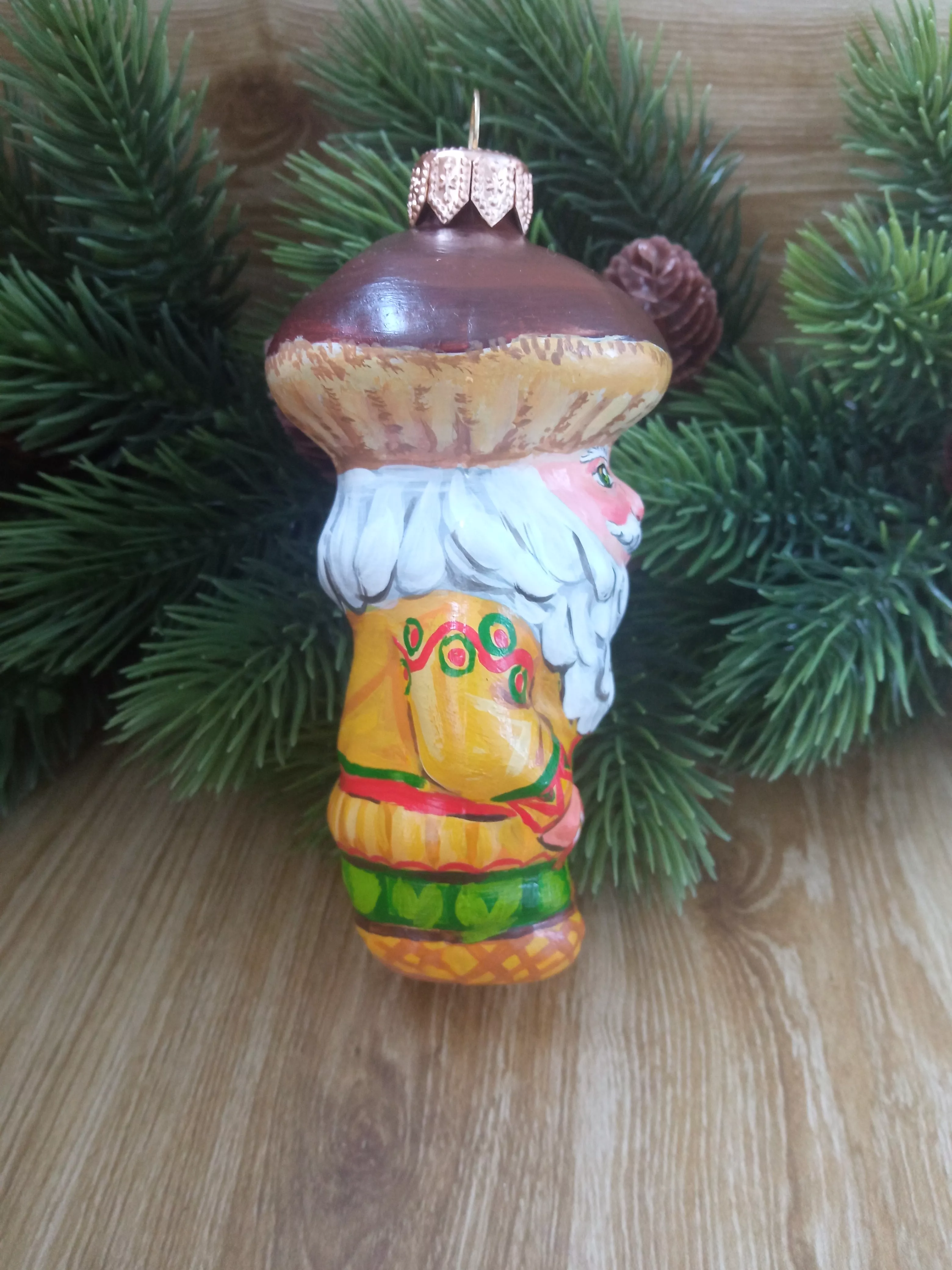 Ёлочная игрушка Боровичок Art-Works Стекло Ручная роспись CN-119