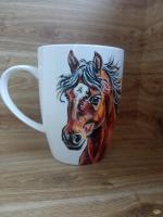 Кружка с ручной росписью Лошадь Art-Works Фарфор CN-142
