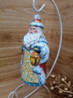 Ёлочная игрушка Дед Мороз Art-Works Стекло Ручная роспись CN-170