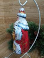 Ёлочная игрушка Дед Мороз Art-Works Стекло Ручная роспись CN-170