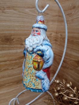 Ёлочная игрушка Дед Мороз Art-Works Стекло Ручная роспись CN-170
