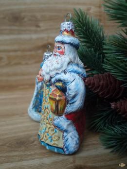 Ёлочная игрушка Дед Мороз Art-Works Стекло Ручная роспись CN-170