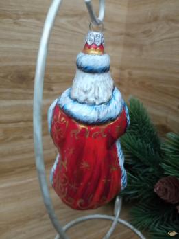 Ёлочная игрушка Дед Мороз Art-Works Стекло Ручная роспись CN-170