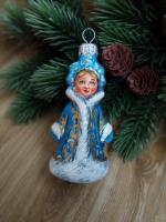 Ёлочная игрушка Снегурочка Art-Works Стекло Ручная роспись CN-171