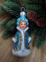 Ёлочная игрушка Снегурочка Art-Works Стекло Ручная роспись CN-171