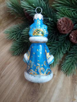 Ёлочная игрушка Снегурочка Art-Works Стекло Ручная роспись CN-171